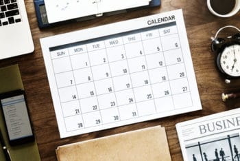 Business Calendar PSD Mockup – A Professional Look Blends with Useful Features