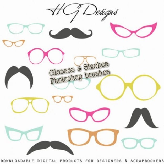 Mustaches Plus Eyeglasses