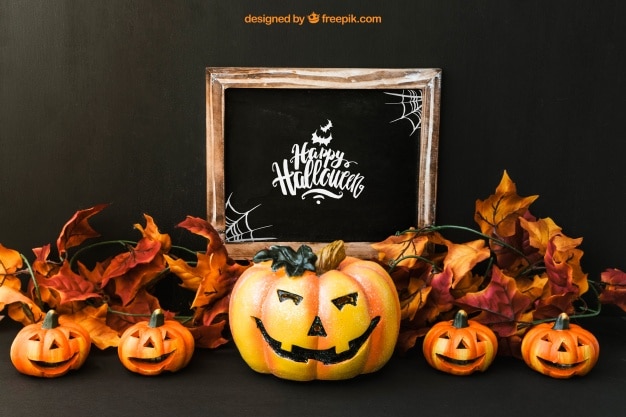 Halloween Pumpkins Plus Slate