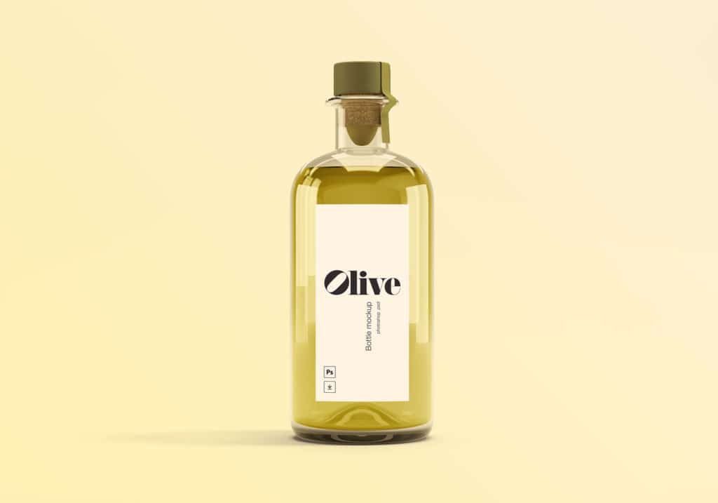 Download Download This Free Olive Oil Bottle Mockup - Designhooks