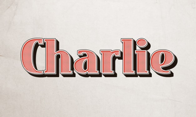 Artsy Retro Text Design