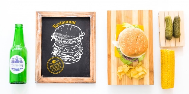 Hamburger Restaurant Slate