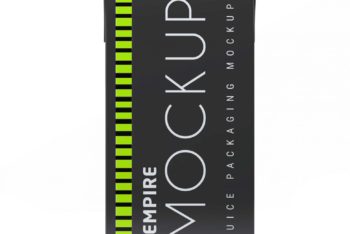 Juice Packaging PSD Mockup for Free