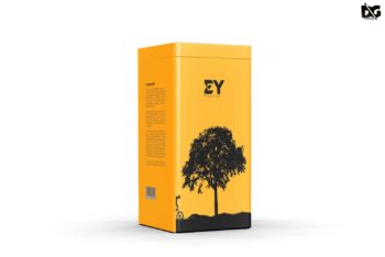 Metallic Tea Jar PSD Mockup – Available in High Resolution Layered Format