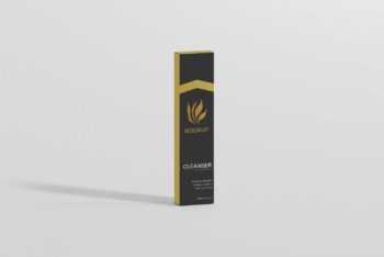 Paper-made Pencil Box Packaging PSD Mockup for Free