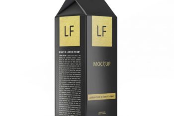 Juice Carton PSD Mockup for Free