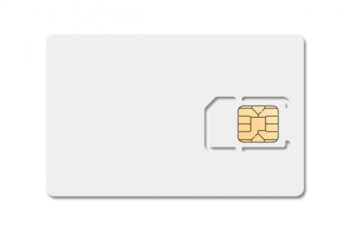 Free Blank SIM Card Design Mockup in PSD