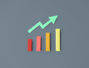 Free Paper Craft Bar Graph Mockup in PSD - DesignHooks