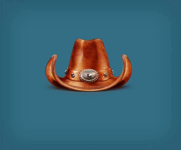 Cowboy Leather Hat