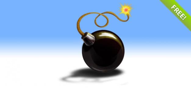 Bomb Plus Burning Fuse