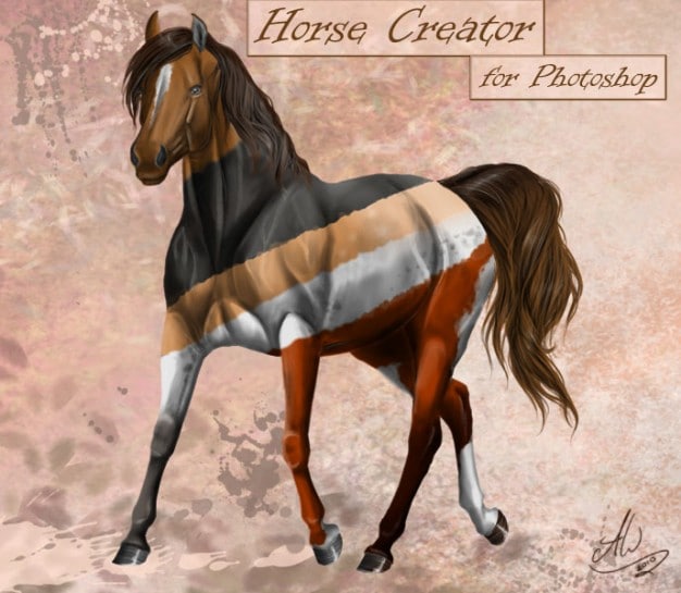 Modular Horse Art