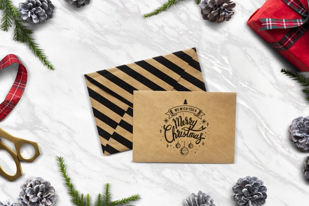 Christmas Letter Envelope