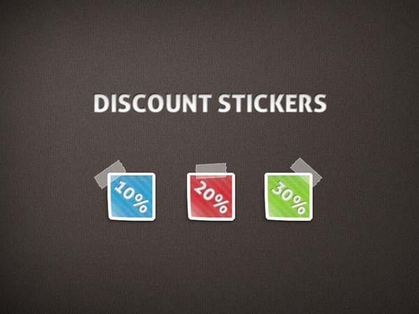 Small Cute Discount Stickers