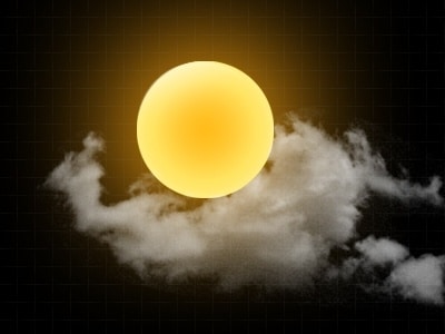 Mysterious Cloudy Sun