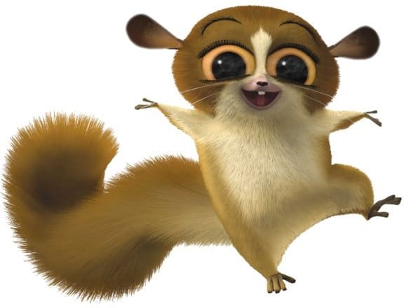 Madagascar Lemur Character