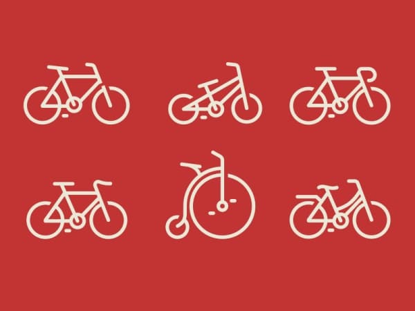 Download Free Bicycle Logo Variety Mockup In Psd Designhooks