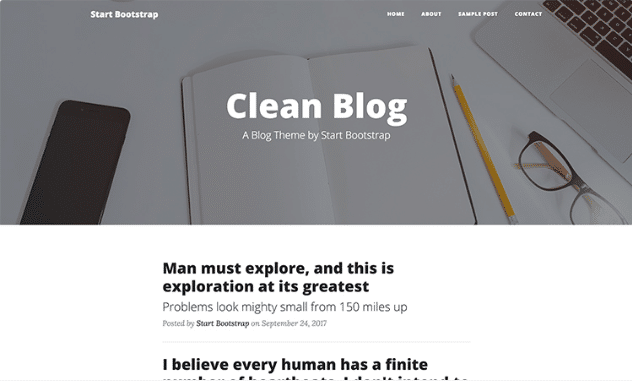 Clean Modern Blog Design