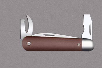 Free Realistic Pocket Utility Knife Mockup in PSD
