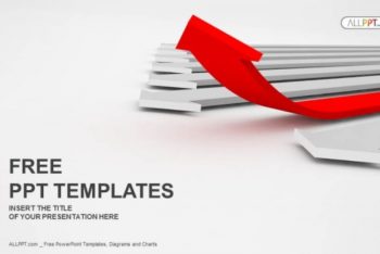 Free Leadership Success Arrow Powerpoint Template