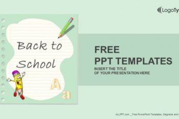 Free School Days Concept Powerpoint Template