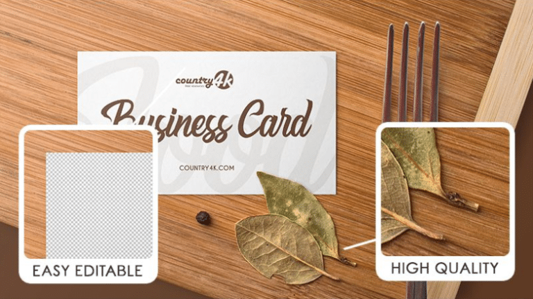 High-quality Business Card PSD Mockup Download Free - DesignHooks