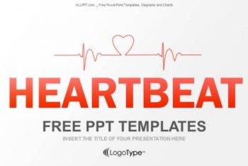 Free Heartbeat Monitor Concept Powerpoint Template