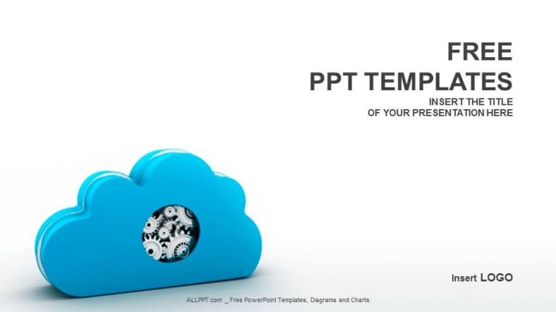 Free Cloud Computing Concept Powerpoint Template Designhooks