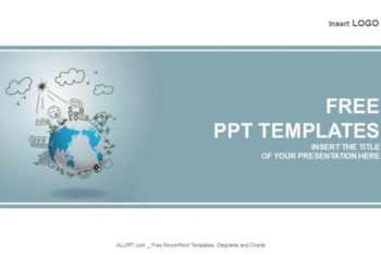 Free Global Ecology Drawing Powerpoint Template