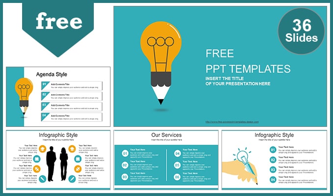  Free  Good Idea Theme Powerpoint  Template  DesignHooks