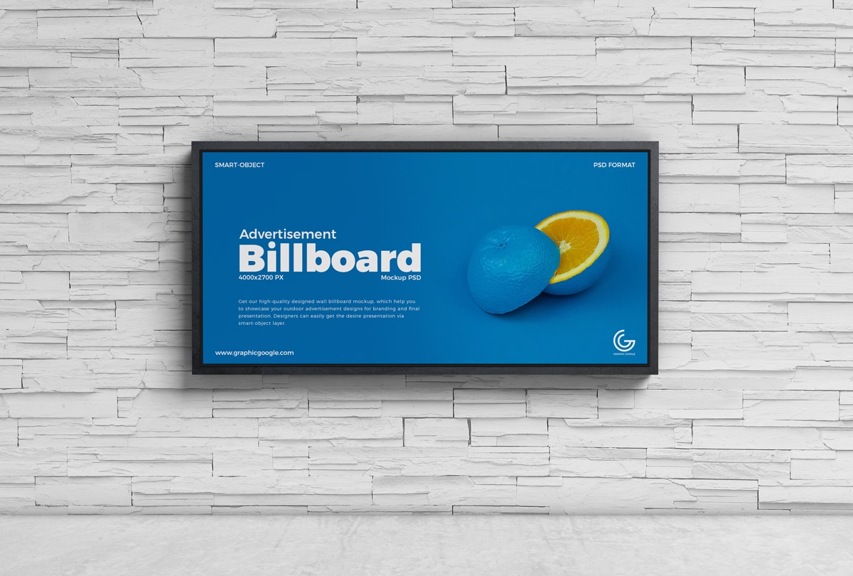 Download Wall Billboard PSD Mockup Download for Free - DesignHooks