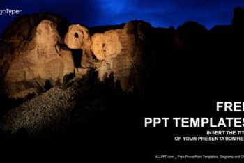 Free Mount Rushmore Recreation Powerpoint Template