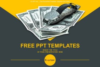 Free Time Money Ratio Powerpoint Template