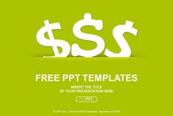 Free Dollar Icon Finance Powerpoint Template