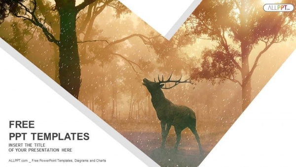 Free Mystical Wild Forest Powerpoint Template DesignHooks