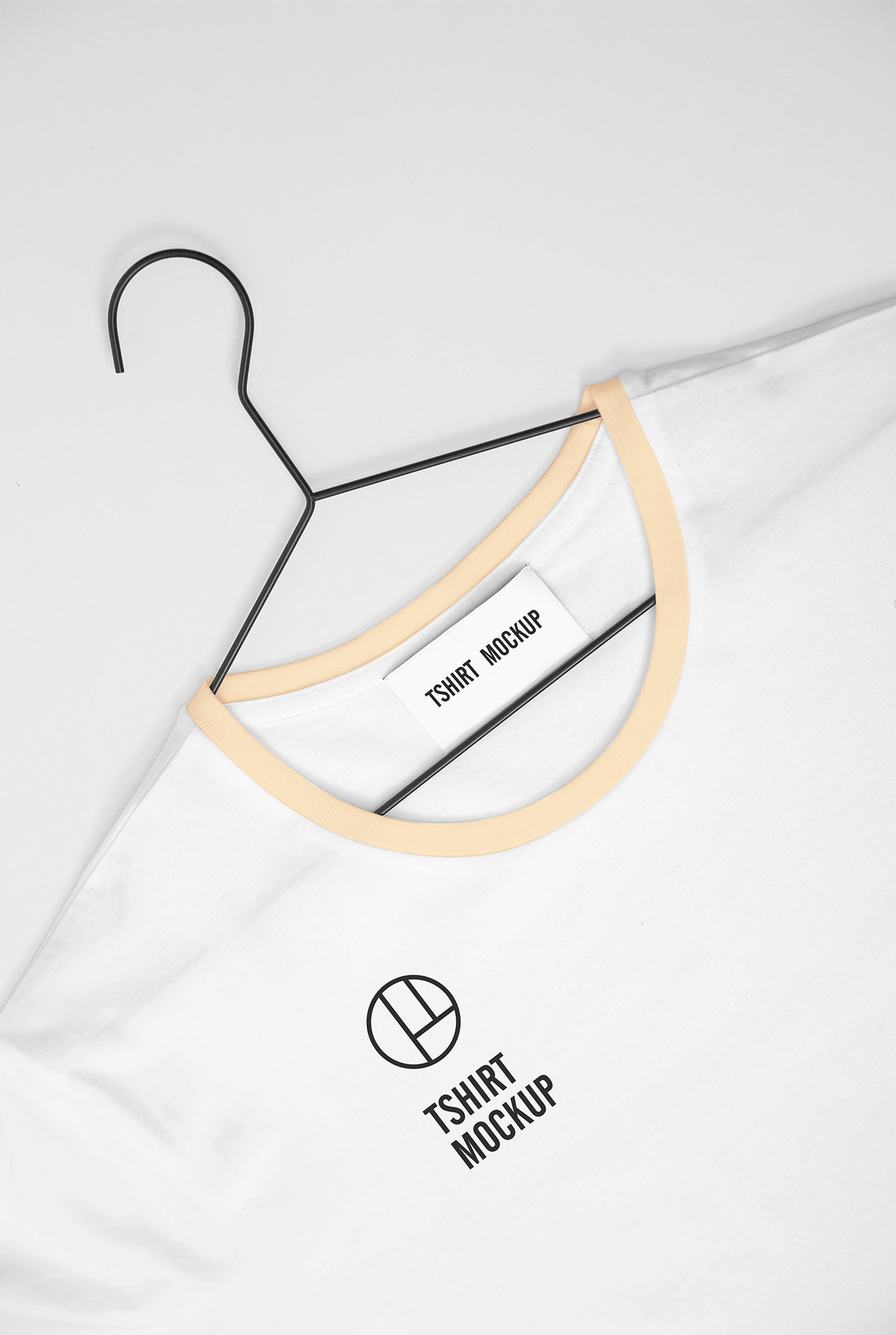 Download White Colored T-shirt Mockup Download for Free - DesignHooks