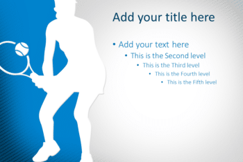 Free Tennis Sports Concept Powerpoint Template