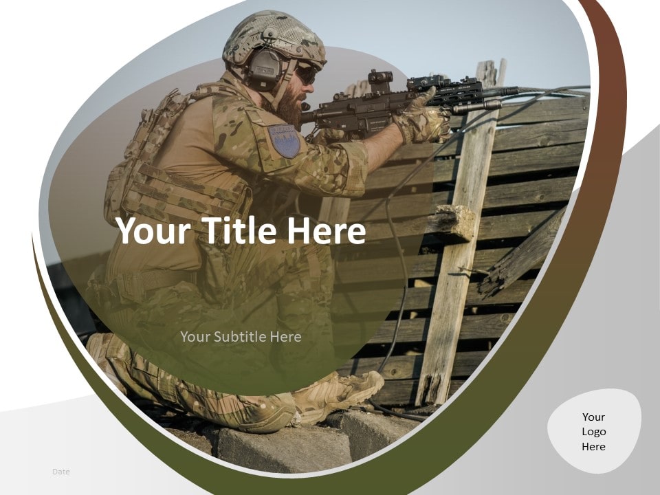 Free Military Action Concept Powerpoint Template - DesignHooks
