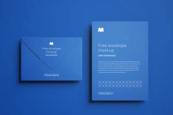 Free Envelope PSD Mockup for Stationary, Branding or Corporate Identity Presentation