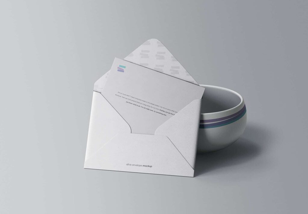 Envelope Mockup PSD Template Download for Free DesignHooks