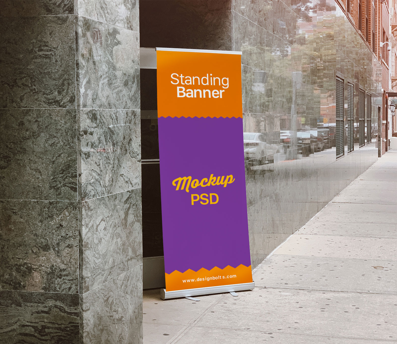 Free Outdoor Standing Banner Mockup Psd - vrogue.co