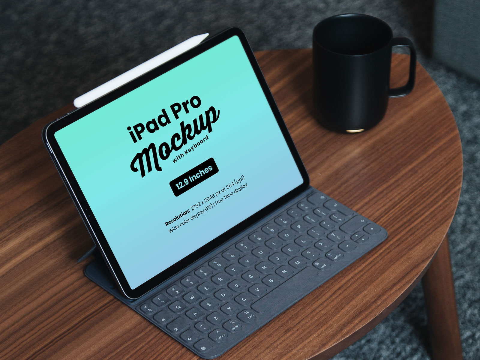 iPad Pro 12.9 Inches PSD Mockup Download | DesignHooks