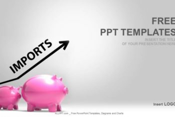 Free Imports Arrow Finance Powerpoint Template