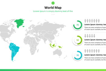Free Digital World Maps Powerpoint Template