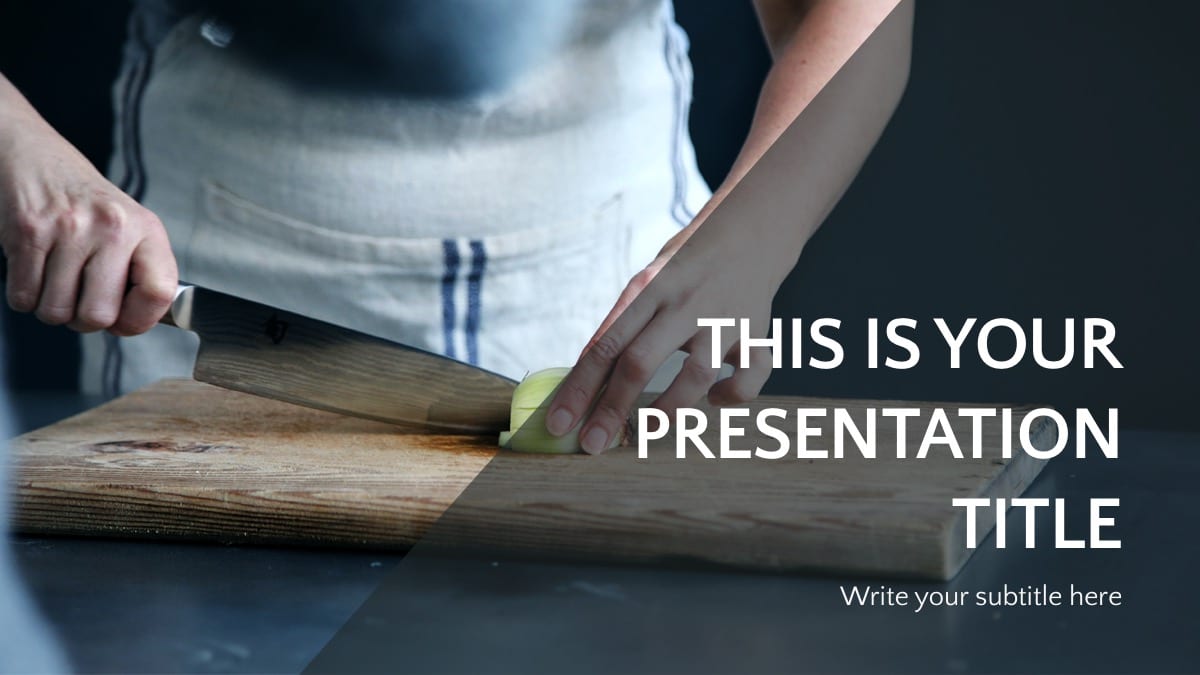 Free Expert Chef Presentation Powerpoint Template DesignHooks