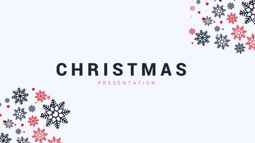 Free Precious Snowflake Slides Powerpoint Template - DesignHooks