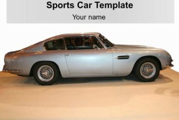 Free Vintage Sports Car Powerpoint Template
