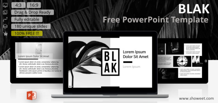 Free Monochrome Art Slides Powerpoint Template Designhooks