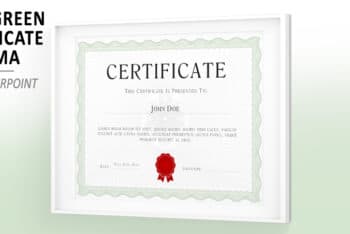 Free Diploma Certificate Slides Powerpoint Template