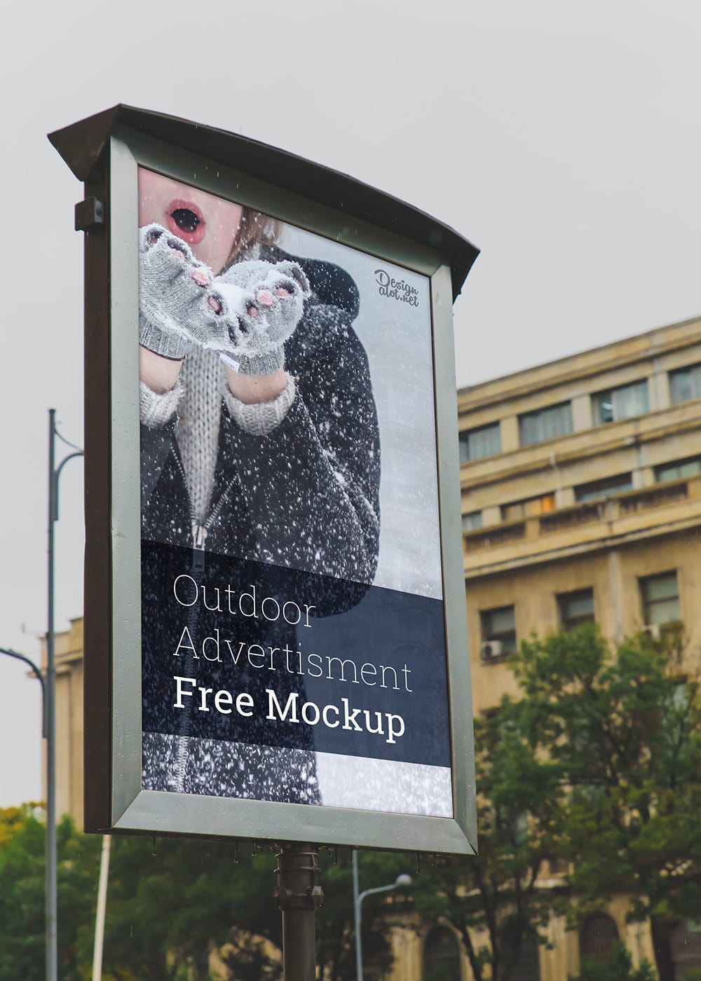 outdoor billboard advertisement psd template
