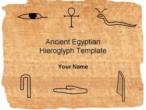 Egyptian Hieroglyphs Slide